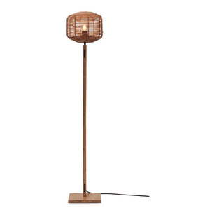 Stojacia lampa s ratanovým tienidlom v prírodnej farbe (výška 130 cm) Tanami – Good&Mojo vyobraziť