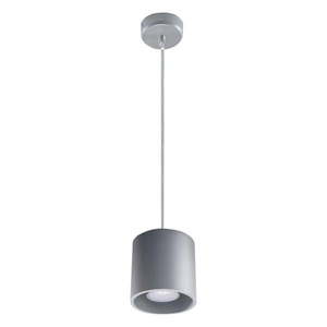 Sivé závesné svietidlo Nice Lamps Roda vyobraziť