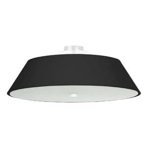 Čierne stropné svietidlo so skleneným tienidlom ø 60 cm Hektor - Nice Lamps vyobraziť