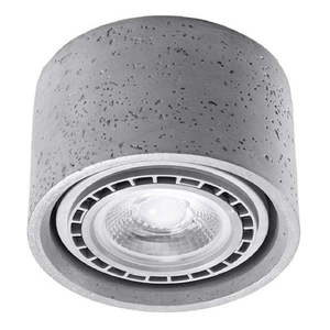 Sivé bodové svietidlo ø 14 cm Spattio - Nice Lamps vyobraziť