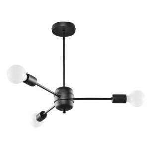 Čierne závesné svietidlo 61x61 cm Benedett - Nice Lamps vyobraziť