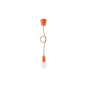 Oranžové závesné svietidlo ø 5 cm Rene – Nice Lamps vyobraziť
