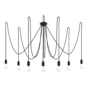 Čierne závesné svietidlo 300x300 cm Spider - Nice Lamps vyobraziť