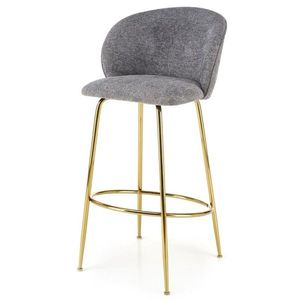Sconto Barová stolička SCH-116 sivá/zlatá vyobraziť