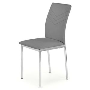 Sconto Jedálenská stolička SCK-137 sivá/chróm vyobraziť