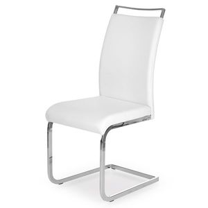 Sconto Jedálenská stolička SCK-250 biela/chróm vyobraziť