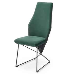 Sconto Jedálenská stolička SCK-485 tmavozelená/čierna vyobraziť
