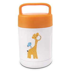 Oranžovo-biela detská termoska 480 ml Žirafa – Orion vyobraziť
