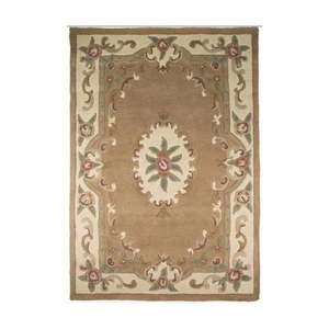 Béžový vlnený koberec Flair Rugs Aubusson, 120 × 180 cm vyobraziť