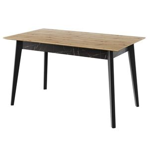 Sconto Jedálenský stôl MARMO dub artisan/čierna vyobraziť