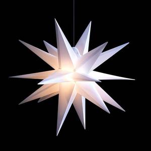 STERNTALER LED hviezda do exteriéru, 18-cípa, biela, Ø 55 cm vyobraziť