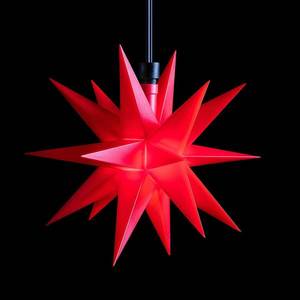 STERNTALER LED hviezda exteriér 18-cípa Ø12cm batéria červená vyobraziť