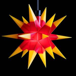 STERNTALER LED reťaz Mini hviezdy exteriér 3-pl. červená/žltá vyobraziť