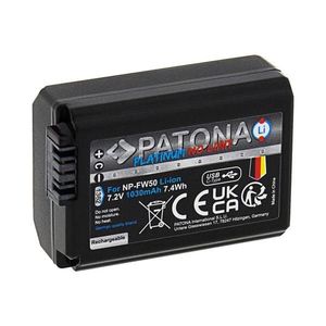 PATONA PATONA - Aku Sony NP-FW50 1030mAh Li-Ion Platinum USB-C nabíjanie vyobraziť