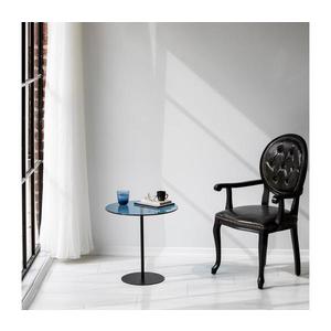 Odkladací stolík CHILL 50x50 cm čierna/modrá vyobraziť