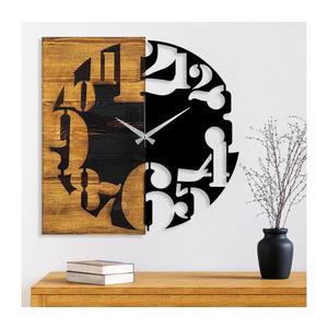 Nástenné hodiny 58x58 cm 1xAA drevo/kov vyobraziť