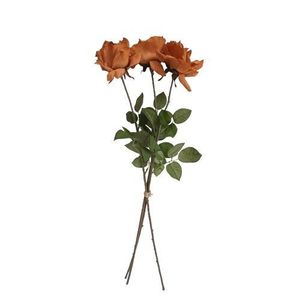 Umelá kvetina Ruža medená, 74 cm, 3 ks vyobraziť