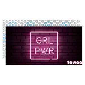Towee Rýchloschnúca osuška GIRL PWR, 80 x 160 cm vyobraziť