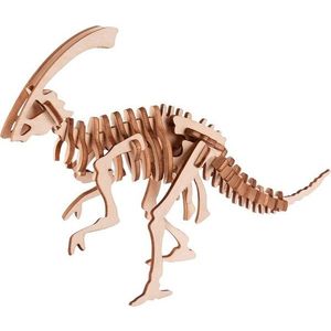 Dřevěné 3D puzzle Parasaurolophus vyobraziť