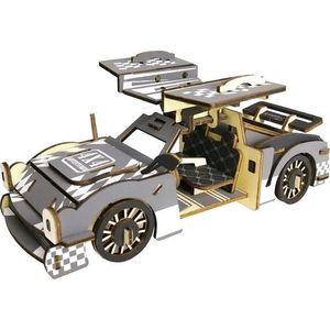 Dřevěné 3D puzzle Sportovní auto vyobraziť