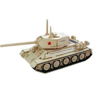 Dřevěné 3D puzzle Tank T-34 P vyobraziť