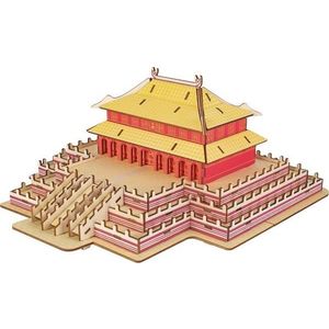 Dřevěné 3D puzzle The Hall of Supreme Harmony vyobraziť