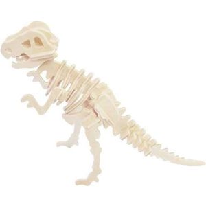 Dřevěné 3D puzzle Tyrannosaurus vyobraziť