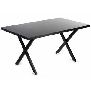 Jedálenský stôl STORMI 150 cm čierny vyobraziť
