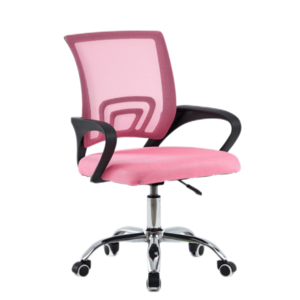Kancelárska stolička, ružová/čierna, DEX 4 NEW vyobraziť