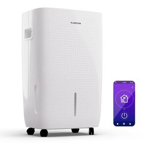 Klarstein DryFy Pro Connect Smart, Odvlhčovač vzduchu, WiFi, Kompresný, 60l/24h, 45-65m² vyobraziť