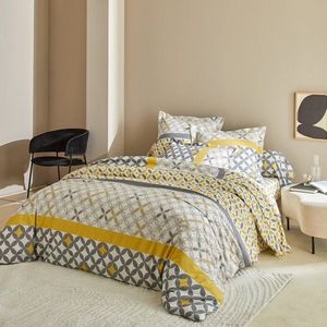 Bavlnená posteľná bielizeň Marlow s geometrickým vzorom, zn. Colombine, bavlna vyobraziť