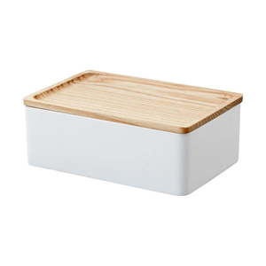 Biely úložný box s vekom 18.5x12.5x7 cm Rin – YAMAZAKI vyobraziť