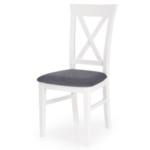 Sconto Jedálenská stolička BIRGOMU biela/sivá vyobraziť