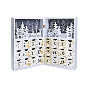 Solight LED drevený adventný kalendár kniha 1V244 vyobraziť