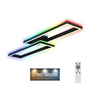 Brilo Brilo - LED RGBW Stmievateľný prisadený luster FRAME 2xLED/21W/230V 2700-6500K+ DO vyobraziť