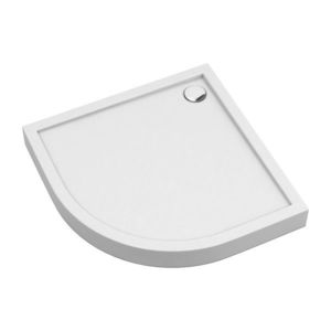 OMNIRES - CAMDEN akrylátová sprchová vanička štvrťkruh, 80 x 80 cm biela lesk /BP/ CAMDEN80/OBP vyobraziť