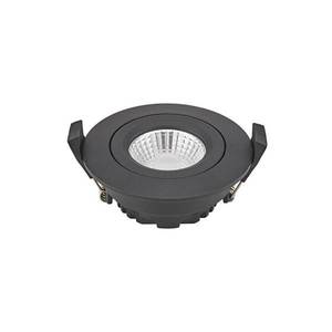 Sigor LED bodový podhľad Diled, Ø 8, 5 cm, 6 W, 3 000 K, čierny vyobraziť