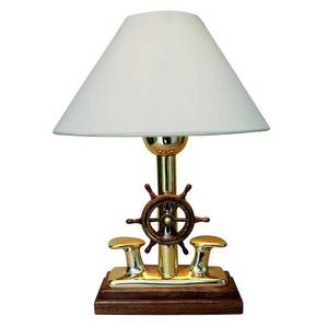 Sea-Club Dekoratívna stolová lampa LUV s drevom vyobraziť