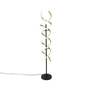 Stojacia lampa zlatá vrátane LED 3-stupňovo stmievateľná v Kelvinoch - Henk vyobraziť