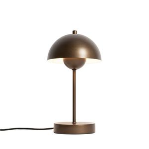 Retro stolná lampa tmavá bronzová - Magnax Mini vyobraziť