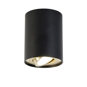 Inteligentné stropné bodové svietidlo čierne so zlatou vrátane WiFi GU10 - Rondoo up vyobraziť