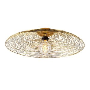 Orientálna stropná lampa zlatá 60 cm - Glan vyobraziť