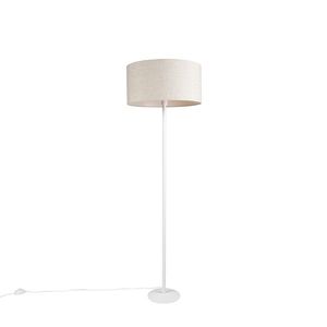 Moderná stojaca lampa biela s odtieňom papriky 50 cm - Simplo vyobraziť