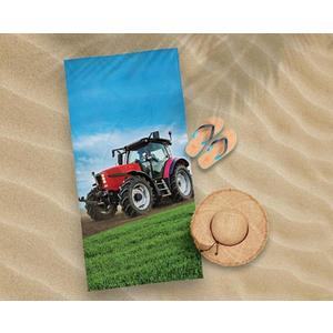 Plážová osuška, Červený traktor vyobraziť