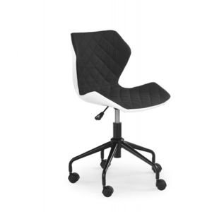 Kancelárska stolička Dorie čierna/biela vyobraziť