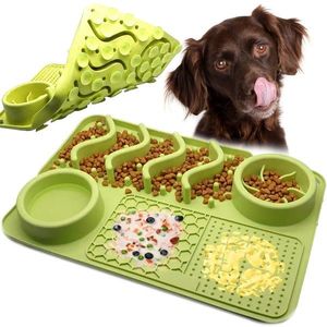 Zpomalovací podložka na jídlo pro psy Jilda zelená vyobraziť