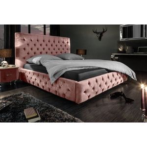 Chesterfield posteľ PALLAS Dekorhome Ružová vyobraziť