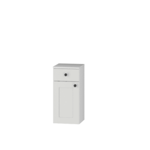 Artstolk Kúpeľňová skrinka nízka SENJA D30 S/1 | biela vyobraziť