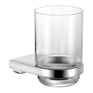 Keuco Collection Moll - Držiak s pohárom z číreho skla, chróm 12750019000 vyobraziť
