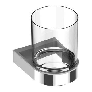 Keuco Smart.2 - Držiak s pohárom z krištáľového skla, chróm 14750019000 vyobraziť